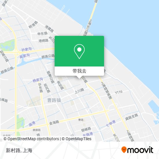 新村路地图