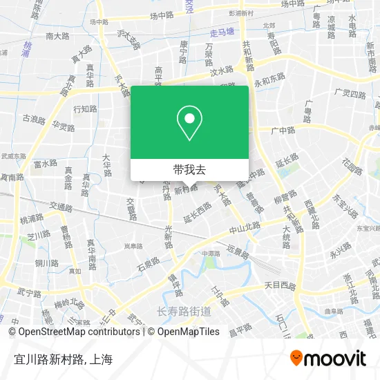 宜川路新村路地图