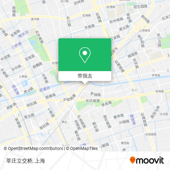 莘庄立交桥地图