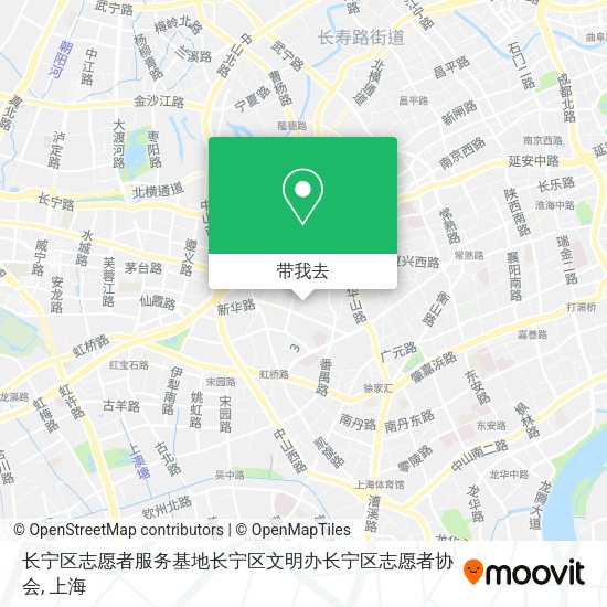 长宁区志愿者服务基地长宁区文明办长宁区志愿者协会地图