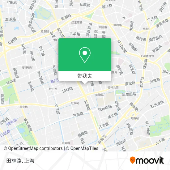 田林路地图