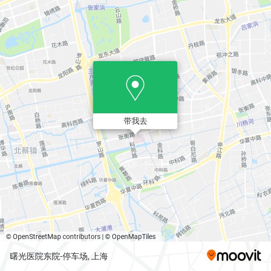 曙光医院东院-停车场地图