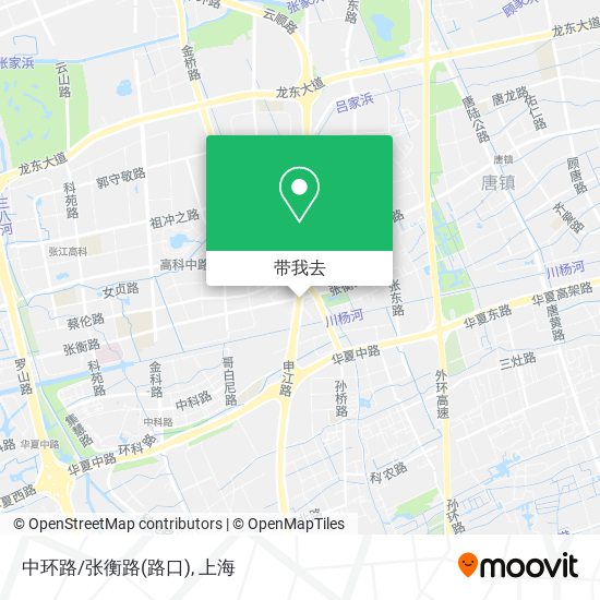 中环路/张衡路(路口)地图