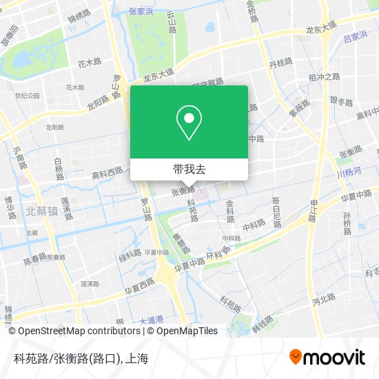科苑路/张衡路(路口)地图