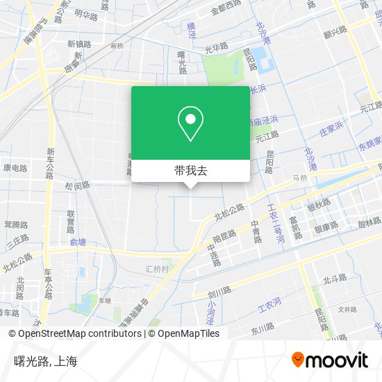 曙光路地图