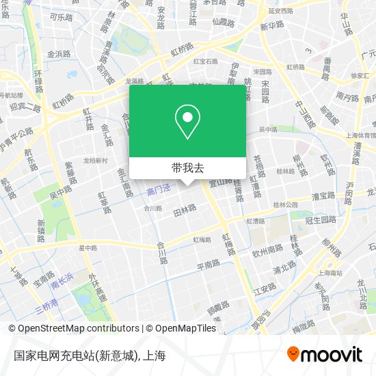国家电网充电站(新意城)地图