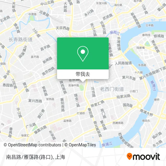 南昌路/雁荡路(路口)地图