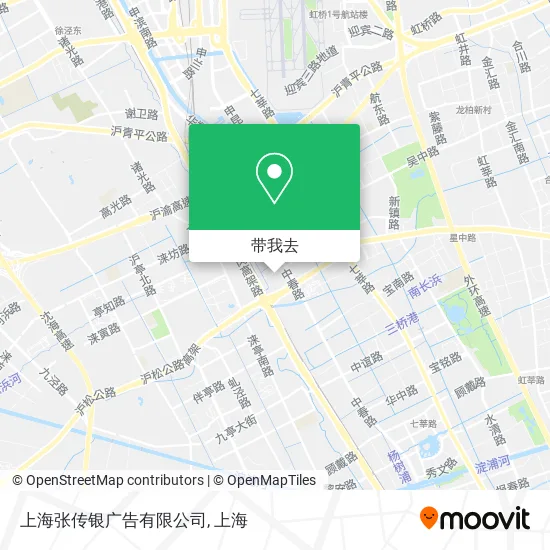 上海张传银广告有限公司地图