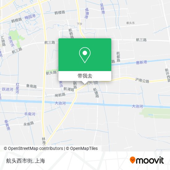 航头西市街地图