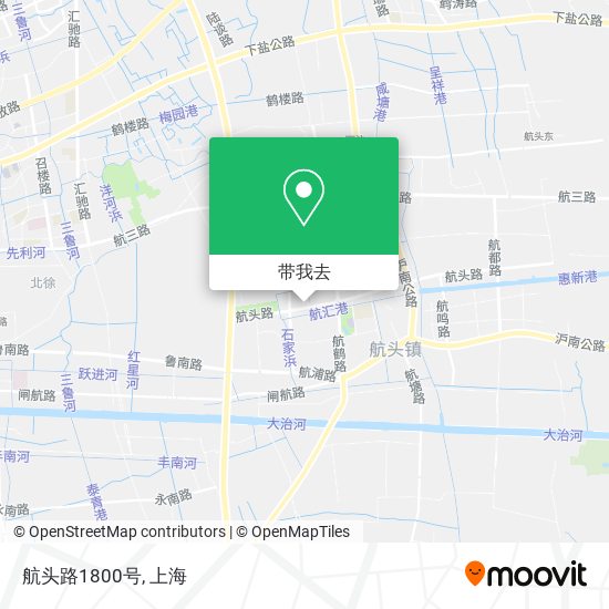 航头路1800号地图
