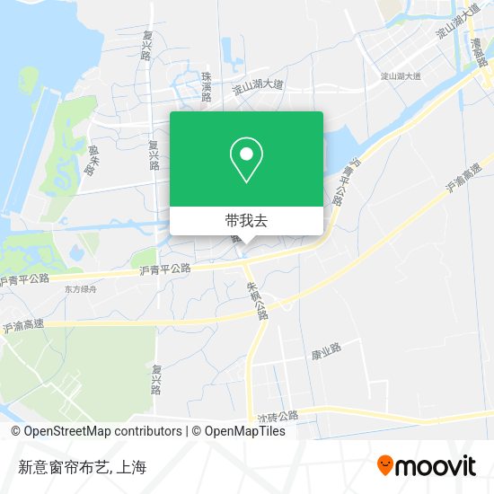 新意窗帘布艺地图