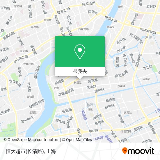 恒大超市(长清路)地图