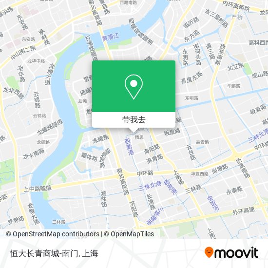 恒大长青商城-南门地图