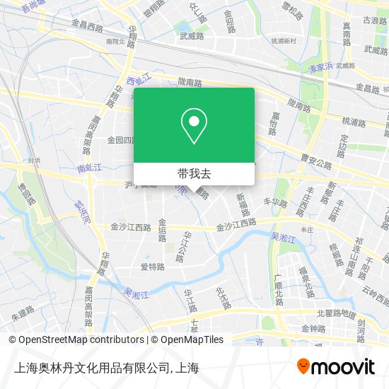 上海奥林丹文化用品有限公司地图