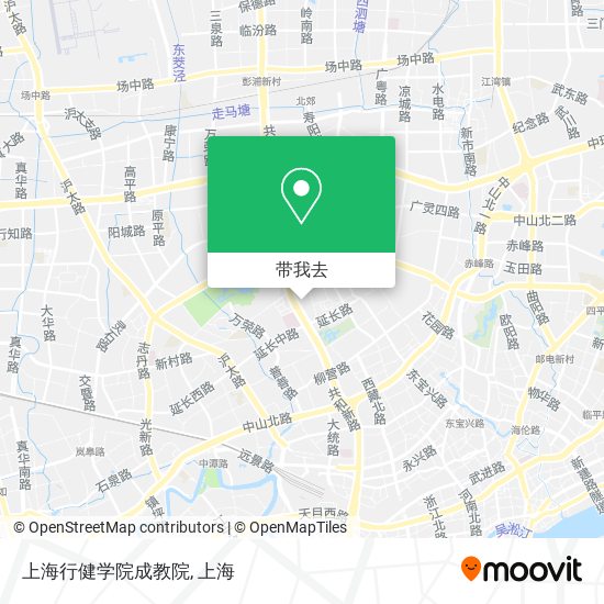 上海行健学院成教院地图