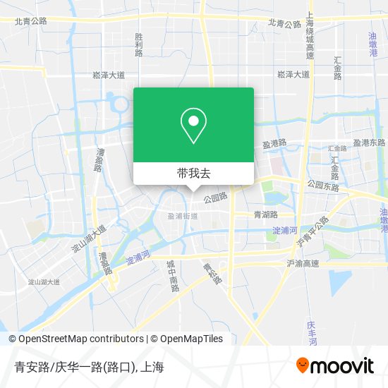 青安路/庆华一路(路口)地图