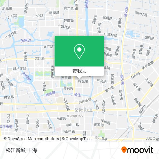松江新城地图