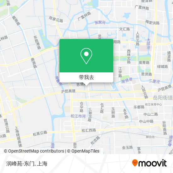 润峰苑-东门地图