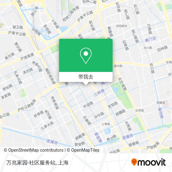万兆家园-社区服务站地图