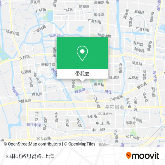 西林北路思贤路地图