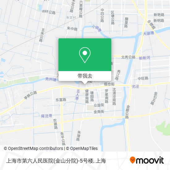上海市第六人民医院(金山分院)-5号楼地图