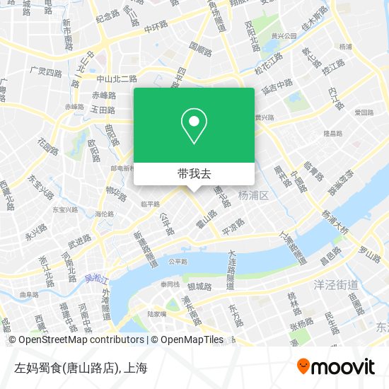左妈蜀食(唐山路店)地图