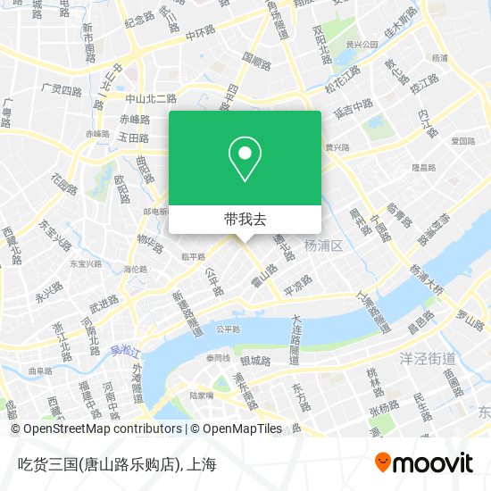 吃货三国(唐山路乐购店)地图