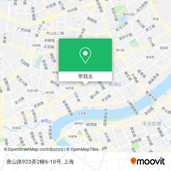 唐山路923弄2幢6-10号地图