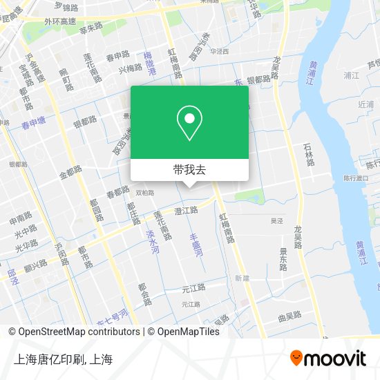 上海唐亿印刷地图