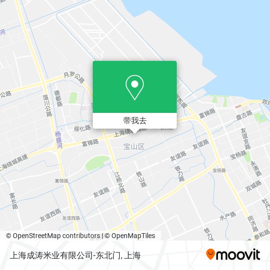 上海成涛米业有限公司-东北门地图
