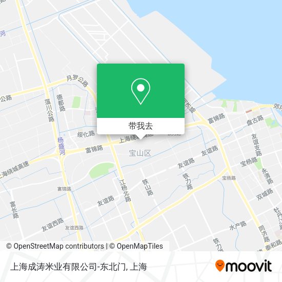 上海成涛米业有限公司-东北门地图