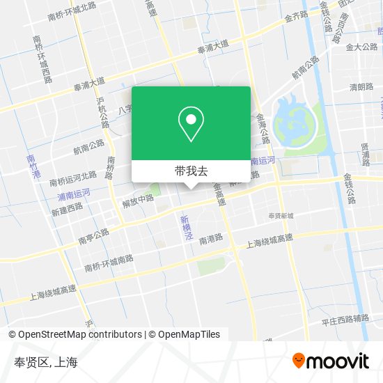 奉贤区地图
