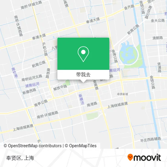 奉贤区地图