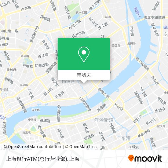 上海银行ATM(总行营业部)地图