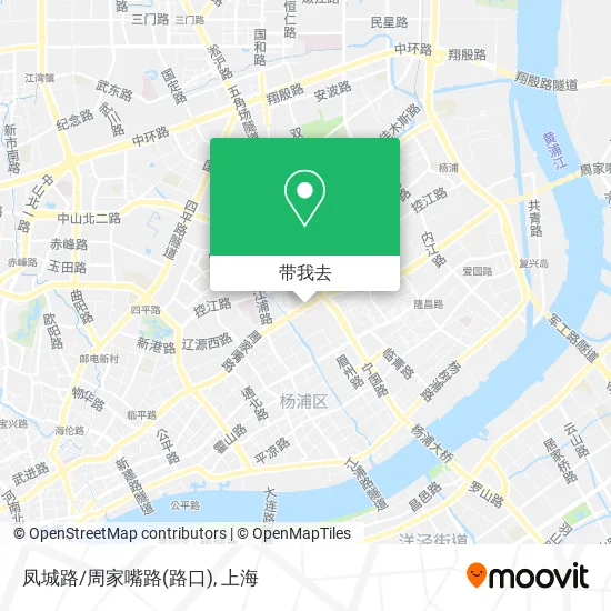 凤城路/周家嘴路(路口)地图