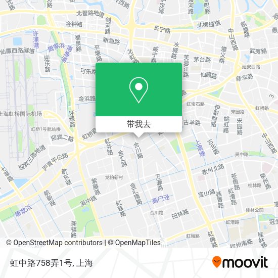 虹中路758弄1号地图