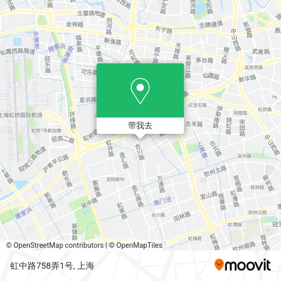虹中路758弄1号地图