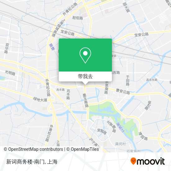 新词商务楼-南门地图