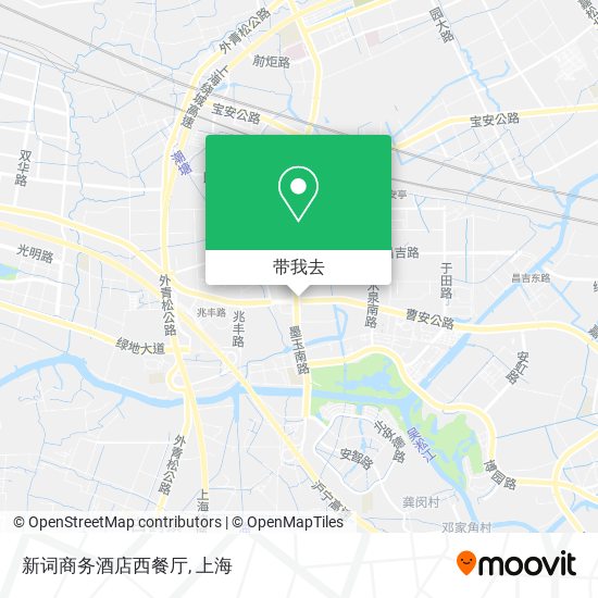 新词商务酒店西餐厅地图