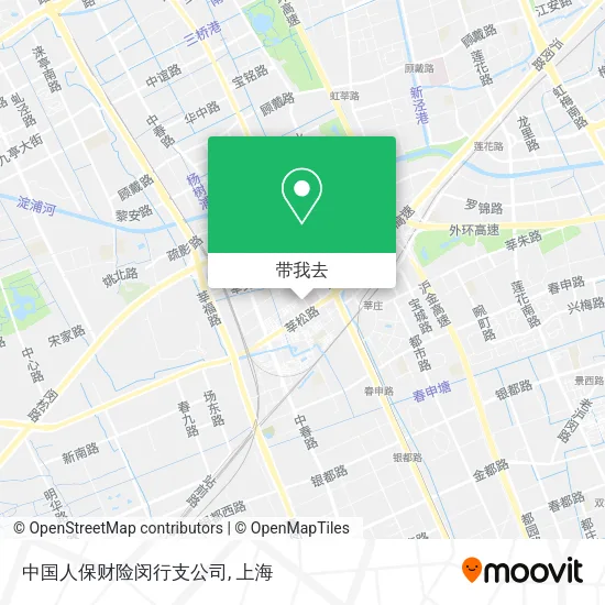 中国人保财险闵行支公司地图