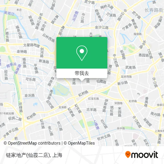 链家地产(仙霞二店)地图