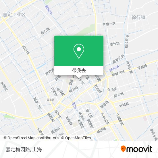 嘉定梅园路地图