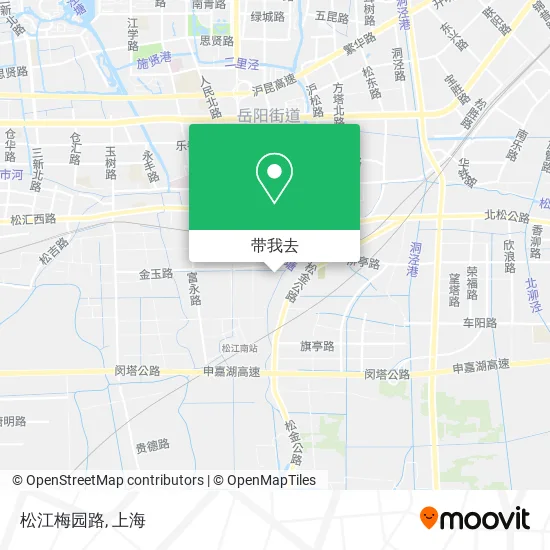 松江梅园路地图