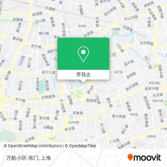万航小区-东门地图