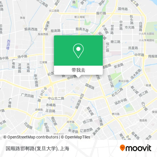 国顺路邯郸路(复旦大学)地图