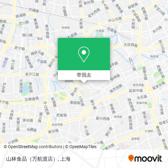 山林食品（万航渡店）地图