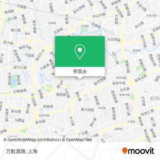 万航渡路地图