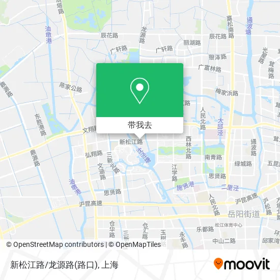 新松江路/龙源路(路口)地图