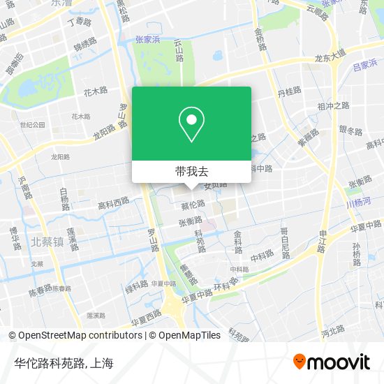 华佗路科苑路地图