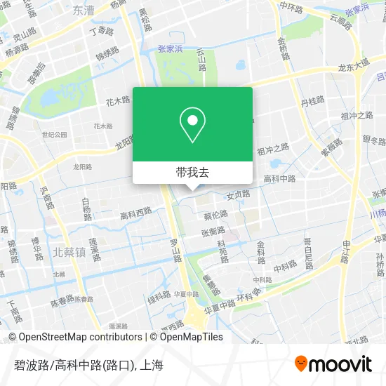 碧波路/高科中路(路口)地图